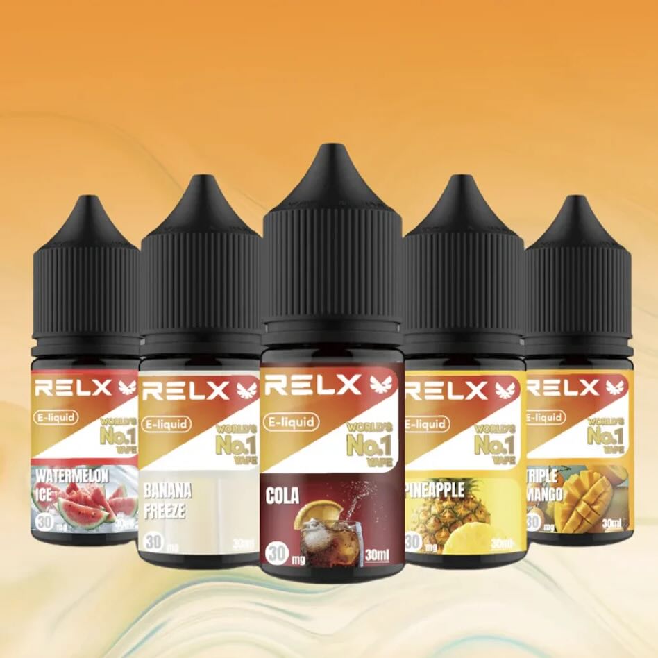 【芒果】Relx悅刻電子煙菸油|3% 尼古丁、30ml 容量、10 種口味